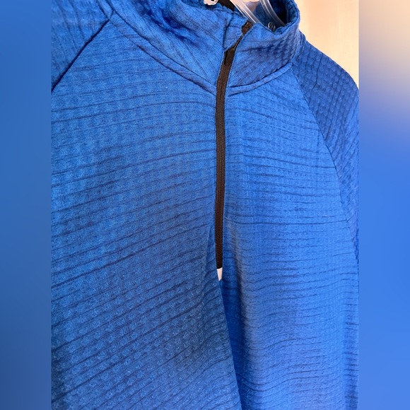 C9 Champion men's blue long-sleeve running quarter-zip pullover - large - Picture 2 of 5